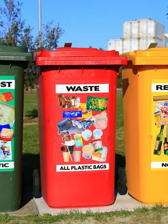 Contenedores de reciclaje